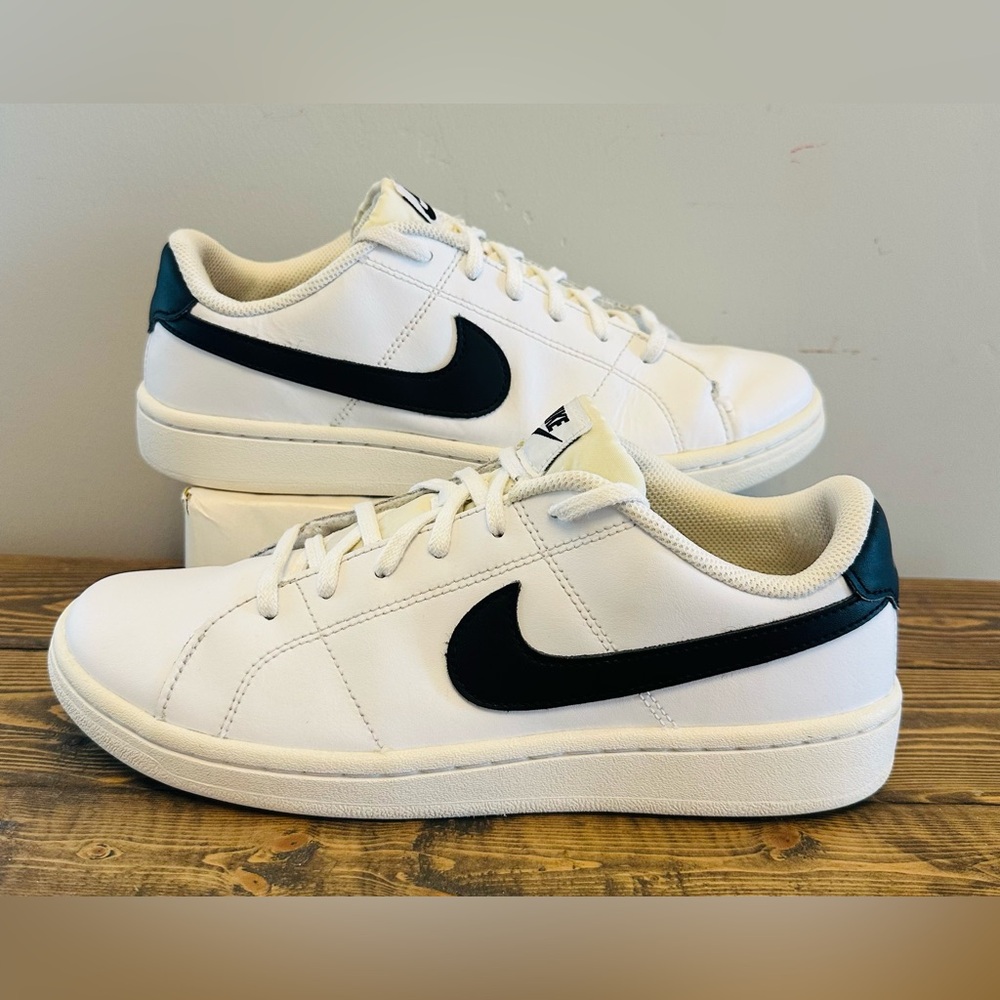Nike Court Royal 2 Low Shoes CQ9246-100 Black/White Sneakers Men’s Size 8